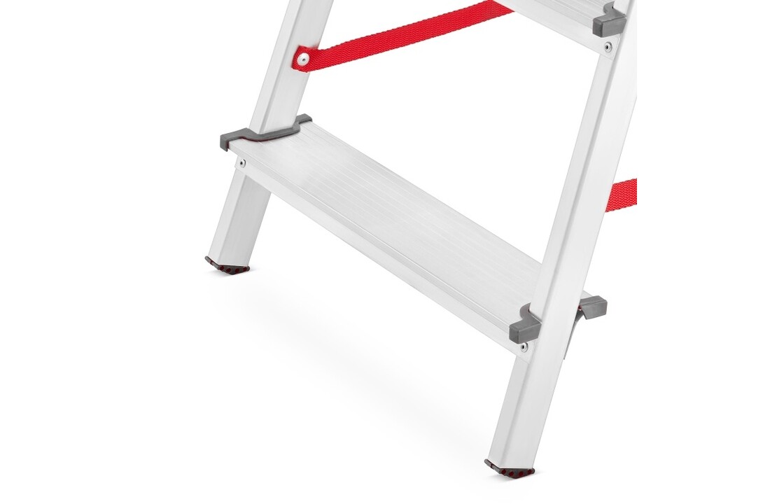 HIGHER Dubbelzijdige Huishoudladder 2x3 treden - Werkhoogte 2,65m