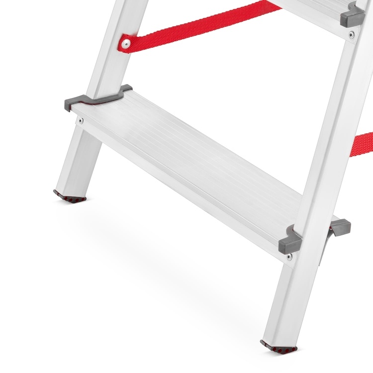 HIGHER Dubbelzijdige Huishoudladder 2x3 treden - Werkhoogte 2,65m