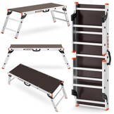 Werkplatform 125x45 cm - aluminium - 2,48 m - max. 150 kg