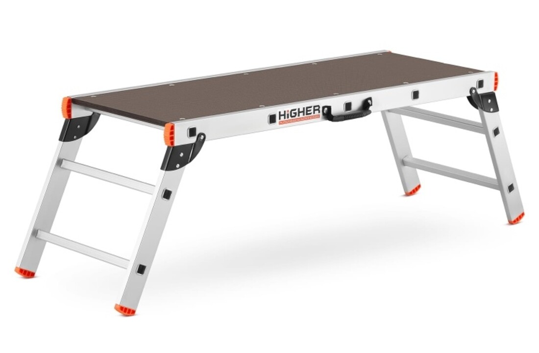 HIGHER Werkplatform aluminium inklapbaar 2,48m