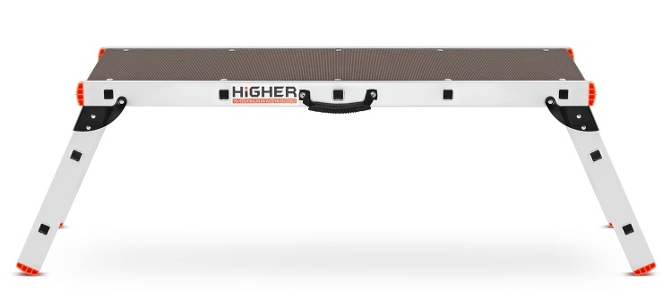 HIGHER Werkplatform aluminium inklapbaar 2,48m