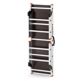 Werkplatform 125x45 cm - aluminium - 2,48 m - max. 150 kg