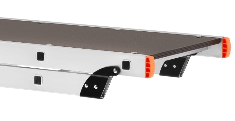 Werkplatform 125x45 cm - aluminium - 2,48 m - max. 150 kg