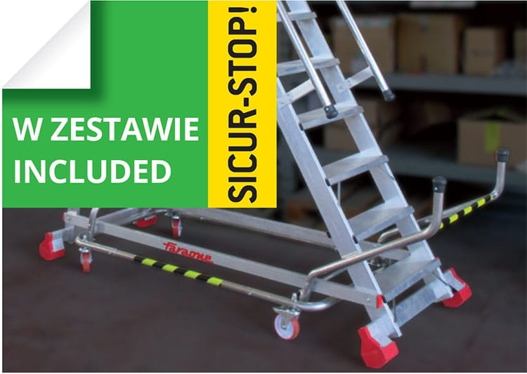 Faraone MF.TS 200 Magazijnwerkplatform 7 treden - 3.52m