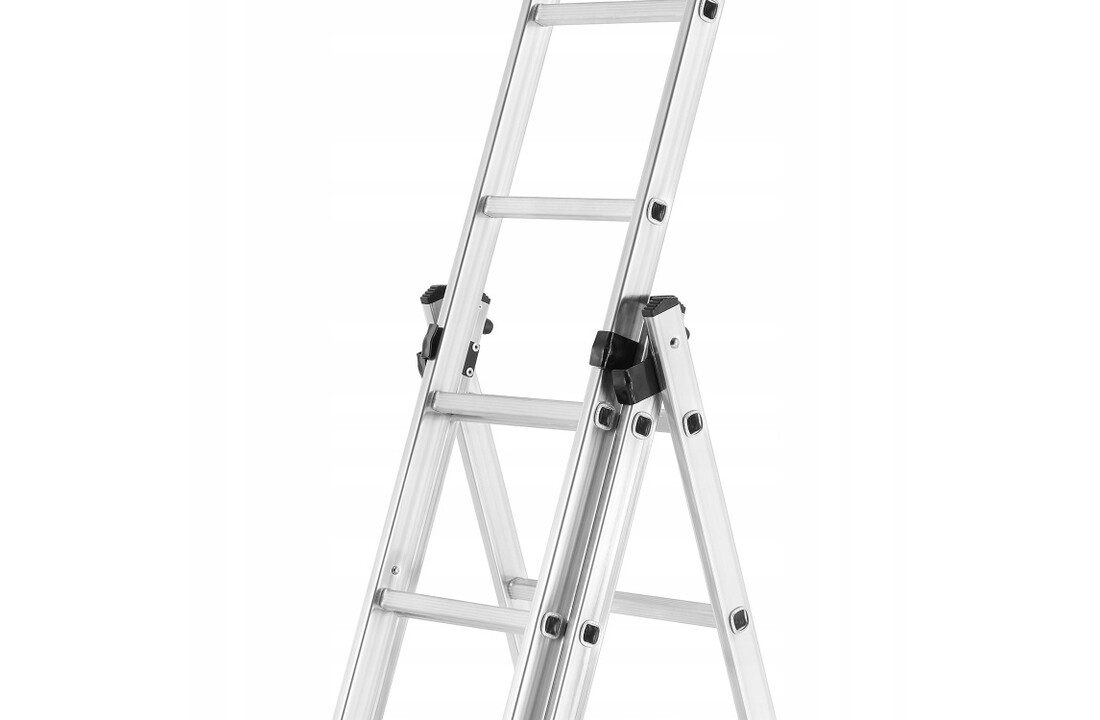 Universele Aluminium Ladder 3x7 HIGHER Eco + Tas
