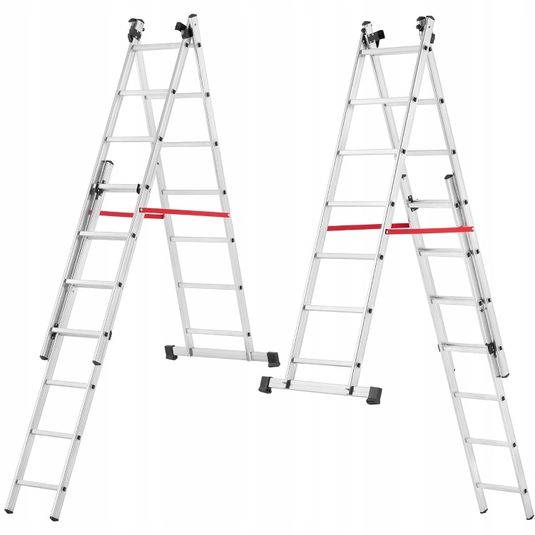 Universele Aluminium Ladder 3x7 HIGHER Eco + Tas