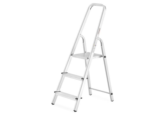 Huishoudtrap 3 treden - 2 ,55 m werkhoogte - tot 125 kg