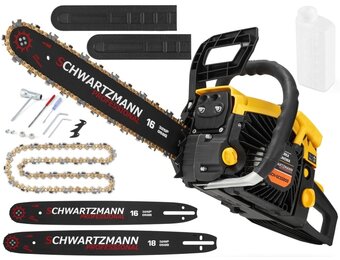 Benzine kettingzaag 5,8 pk - 54 cc - inclusief accessoires