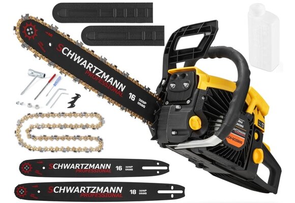 Benzine kettingzaag 5,8 pk - 54 cc - inclusief accessoires