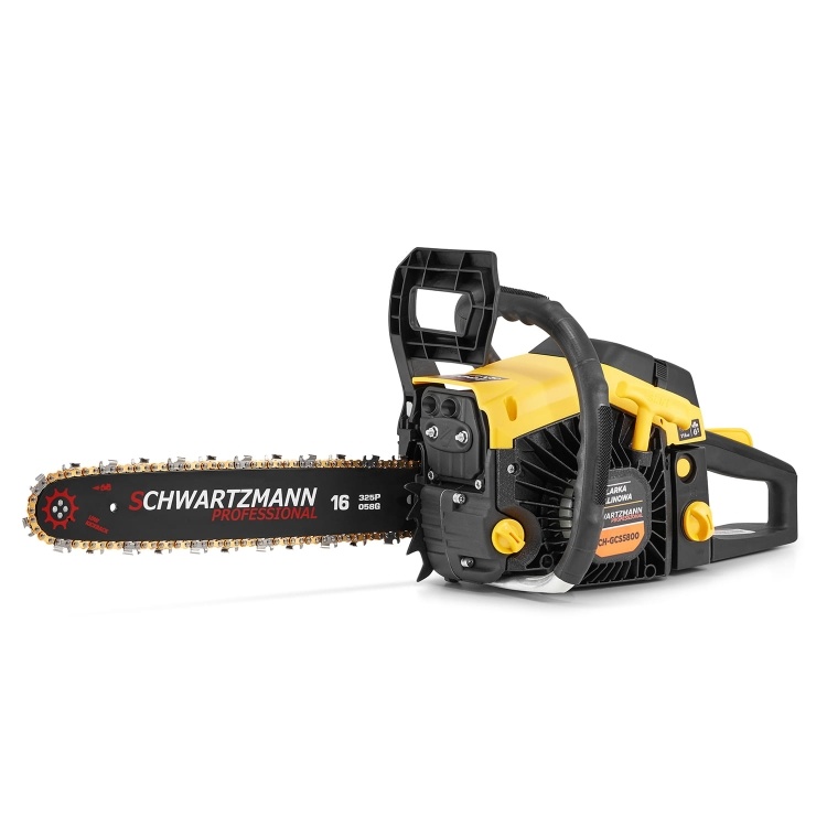 SchwartZmann Benzine Kettingzaag 5.8 PK - Euro 5 - TUV Gecertificeerd