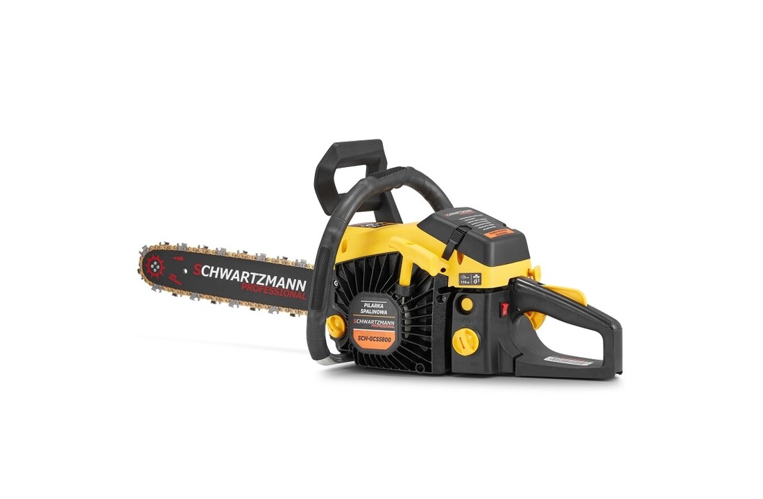 SchwartZmann Benzine Kettingzaag 5.8 PK - Euro 5 - TUV Gecertificeerd