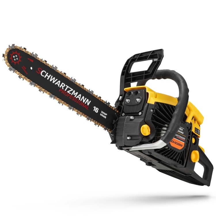SchwartZmann Benzine Kettingzaag 5.8 PK - Euro 5 - TUV Gecertificeerd