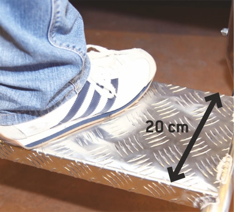 Aluminium trapladder FARAONE SGA03 - 3 treden