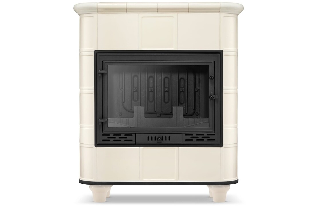 CV houtkachel met watermantel - 16.2kW - Torbsberg - beige