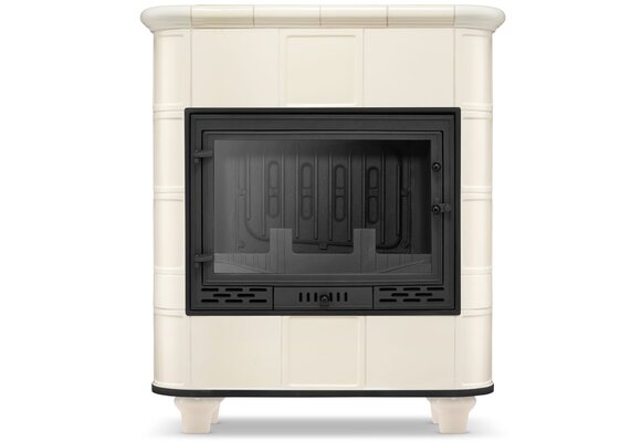 CV houtkachel met watermantel - 16.2kW - Torbsberg - beige