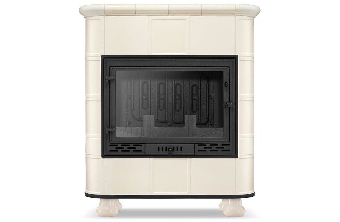 CV houtkachel met watermantel - 16.2kW - Torbsberg - beige