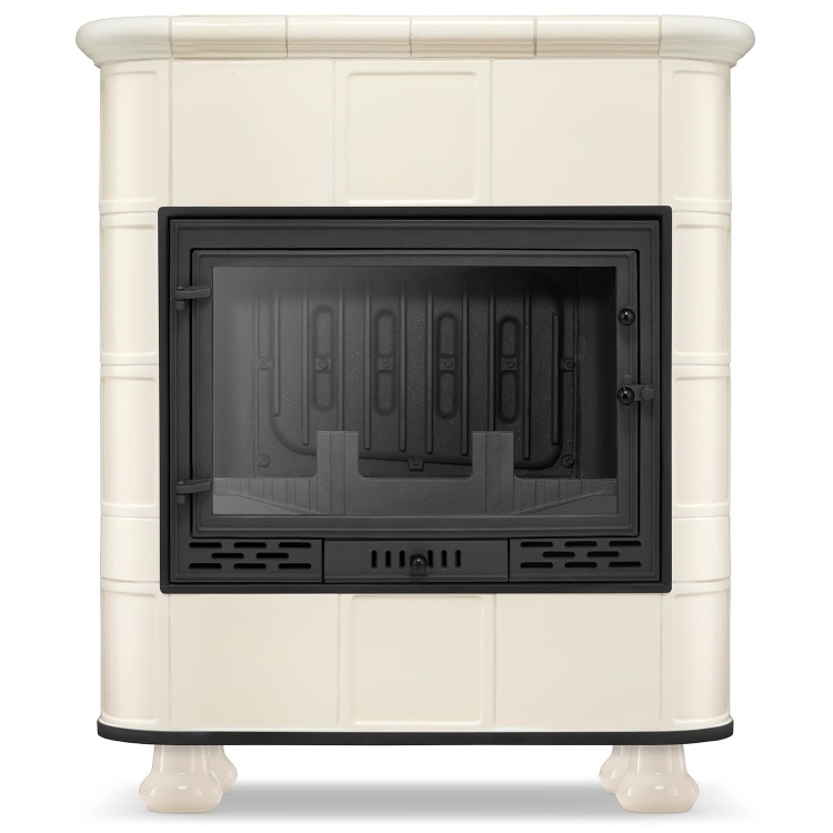 CV houtkachel met watermantel - 16.2kW - Torbsberg - beige