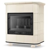 CV houtkachel met watermantel - 16.2kW - Torbsberg - beige