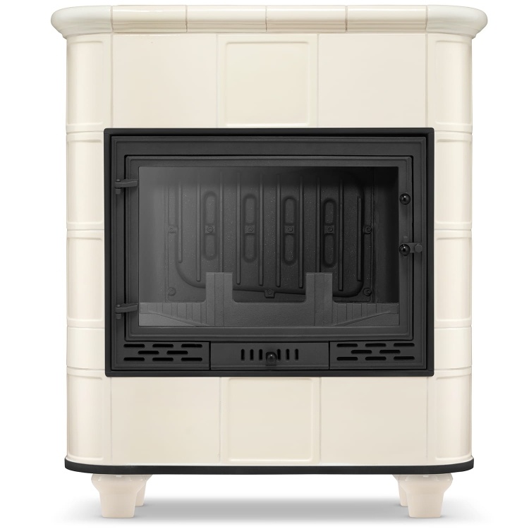 CV houtkachel met watermantel - 16.2kW - Torbsberg - beige