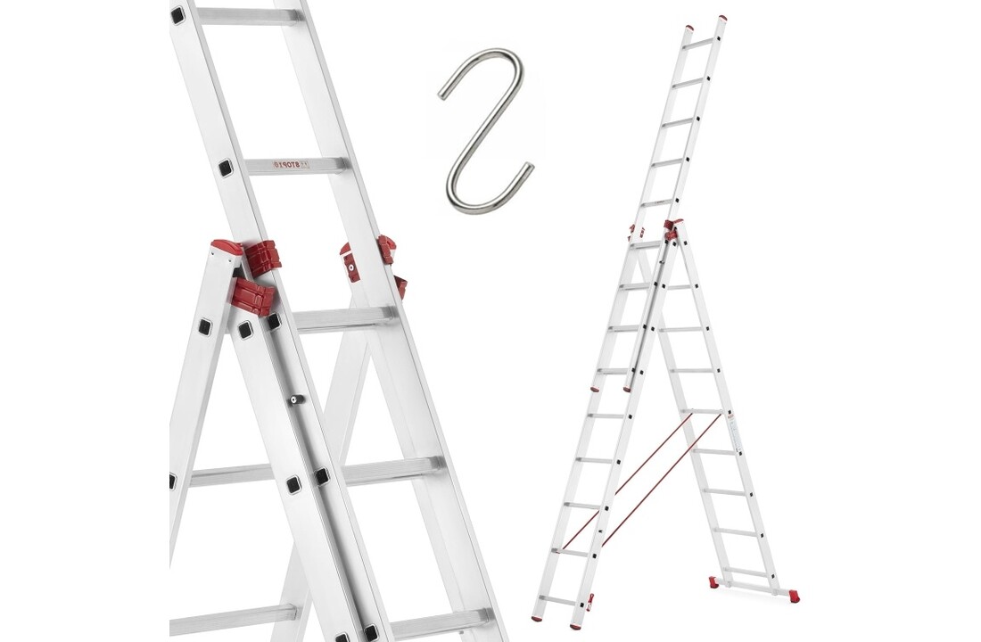 Universele aluminium trap 3x9 HIGHER Professional - 7m