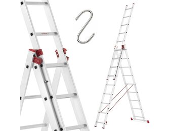 Universele aluminium trap 3x9 HIGHER Professional - 7m