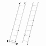 HIGHER Aluminium Steiger / Werkplatform 2x8 met Antislip Platform