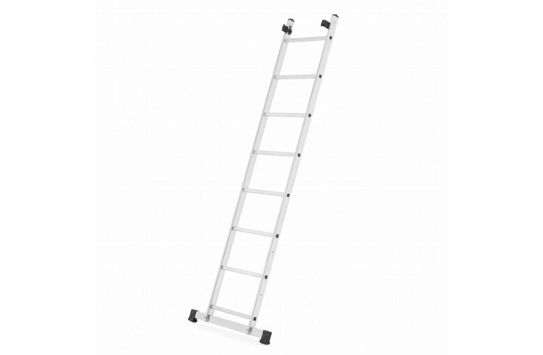 HIGHER Aluminium Steiger / Werkplatform 2x8 met Antislip Platform