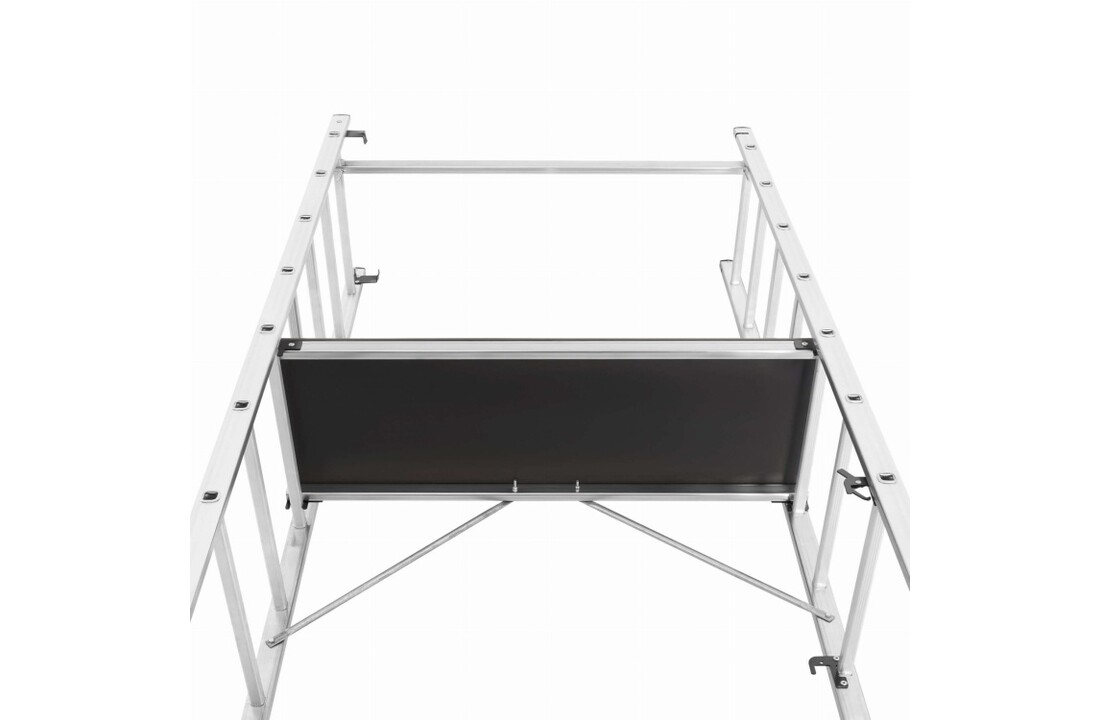 HIGHER Aluminium Steiger / Werkplatform 2x8 met Antislip Platform