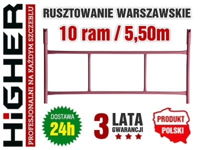 Warschau Steiger Frame Set 4 Stuks - Geschilderd