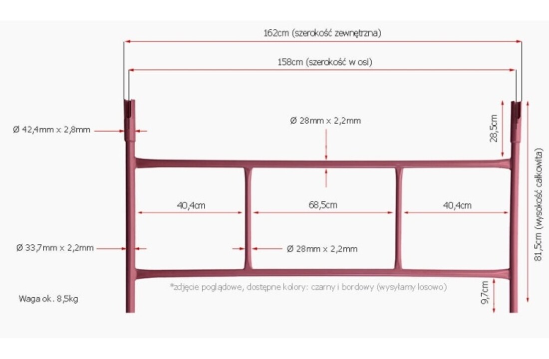 Warschau Steiger Frame Set 4 Stuks - Geschilderd