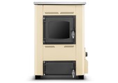 CV houtkachel met kookplaat - 15 kW - TEMY ES 15 - beige