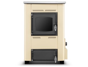 TEMY ES 15 kW Houtkachel Beige - 5-Klasse & EcoDesign