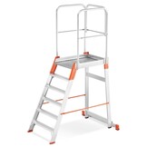 Bordestrap - 5 treden + platform - werkhoogte 3,29 m