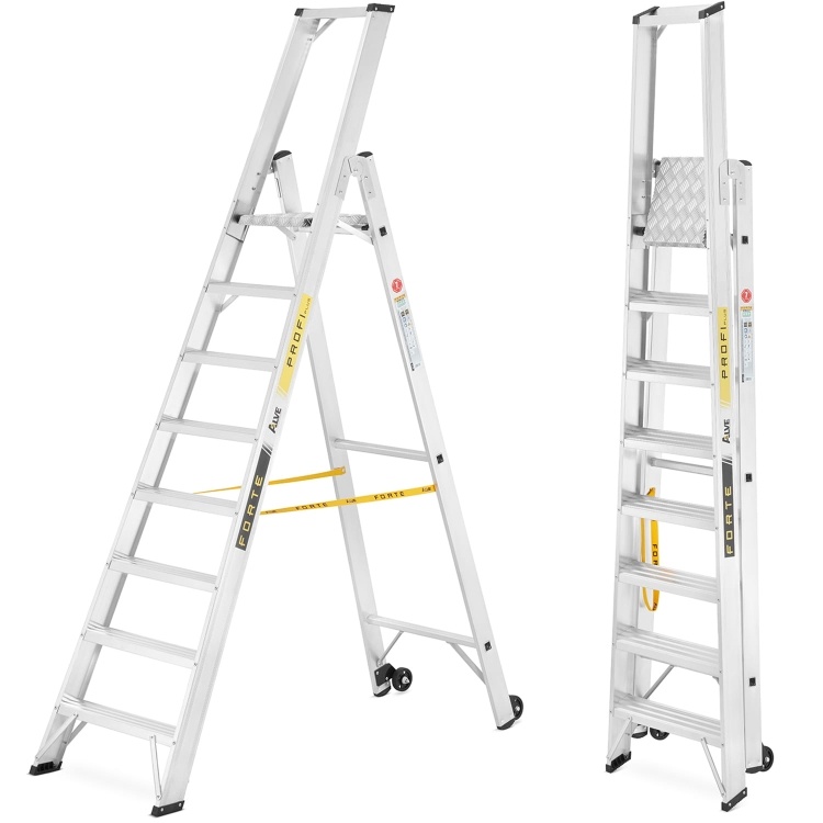 ALOSS 9308 montagéladder, werkhoogte 3,69 m