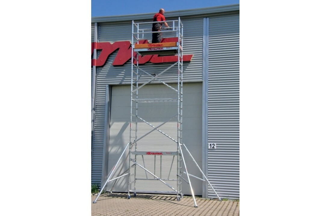 Faraone COMPACT mobiele aluminiumsteiger - 3,70 m