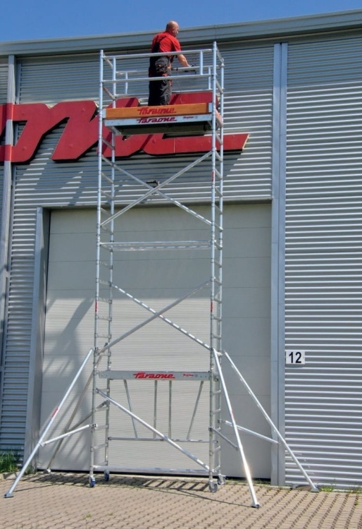 Faraone COMPACT mobiele aluminiumsteiger - 3,70 m