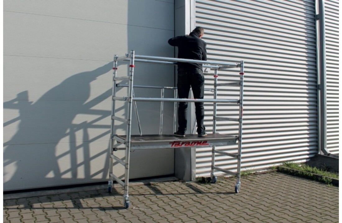 Faraone COMPACT mobiele aluminiumsteiger - 3,70 m