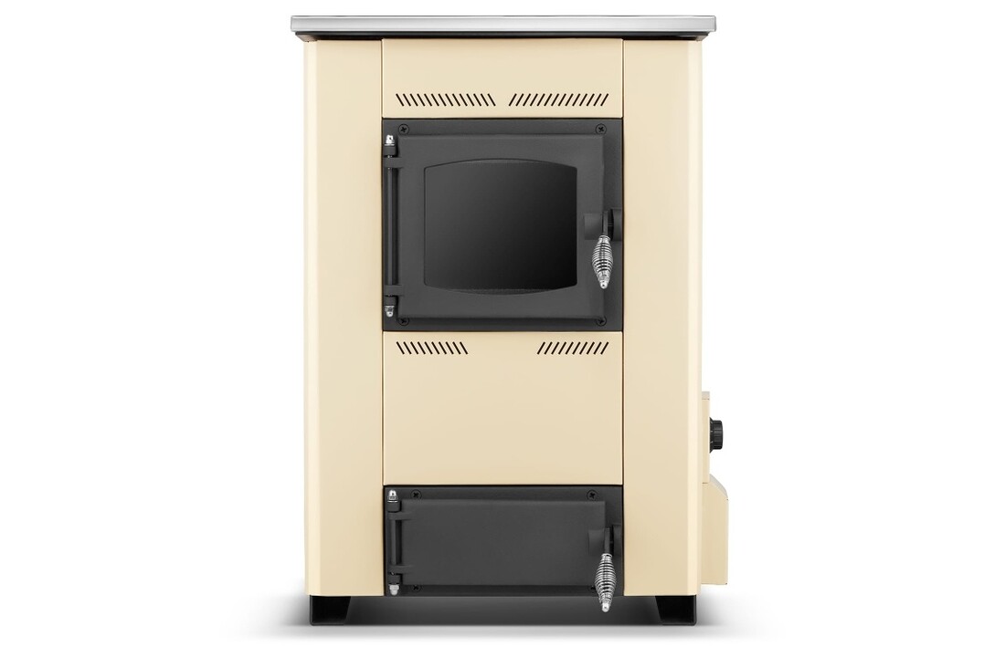 Temy ES 25 kW Houtkachel Beige - 5e Klasse EcoDesign