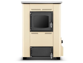 Temy ES 25 kW Houtkachel Beige - 5e Klasse EcoDesign