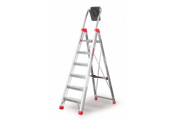 Professionele Faraone Domus 4-treden ladder