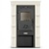 Kachel ELBE Cappuccino 12 kW van HIGHER met keramische tegels