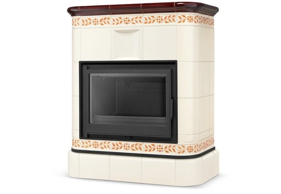 Tegelkachel - houtkachel - 13 kW - SICILIA - keramisch