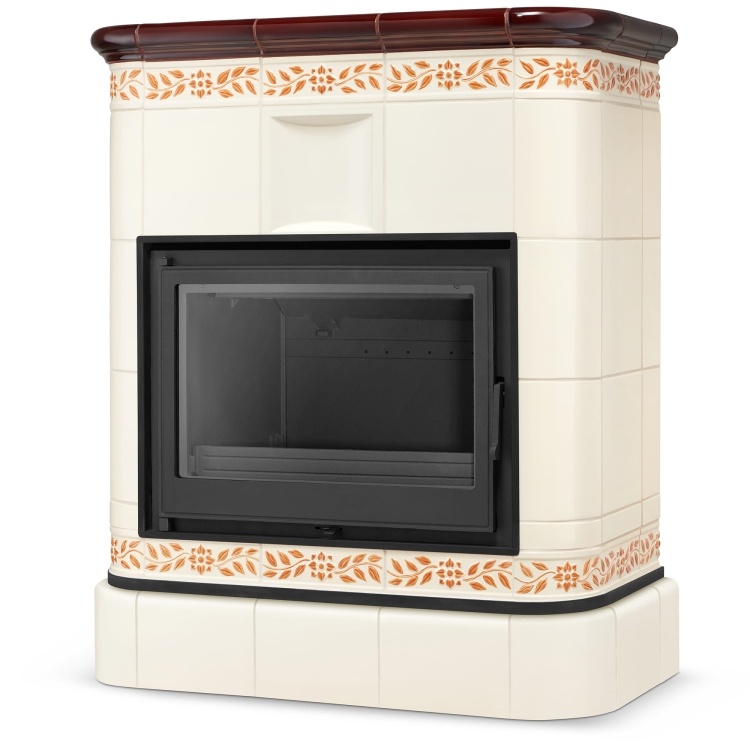 Tegelkachel - houtkachel - 13 kW - SICILIA - keramisch