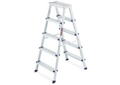 Huishoudtrap - 2x 5 treden - dubbelzijdig - 3,12 m werkhoogte