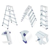 HIGHER tweedelige huisladder 2x5 treden - max. 125 kg