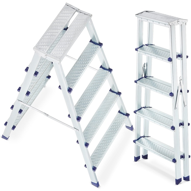 HIGHER tweedelige huisladder 2x5 treden - max. 125 kg