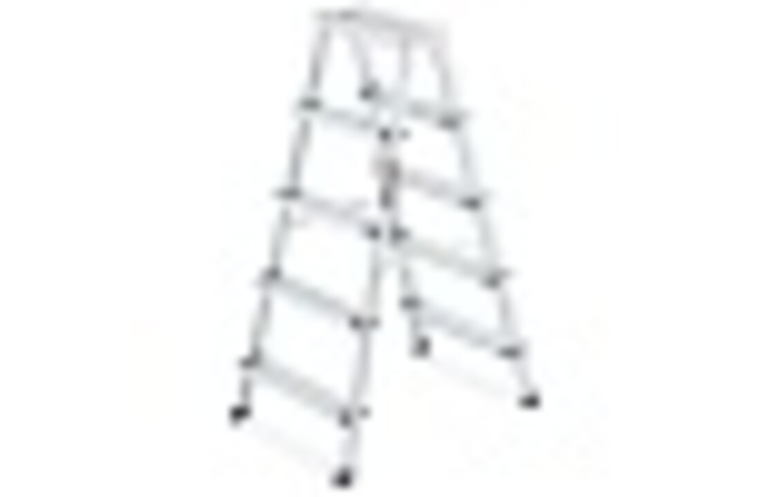 HIGHER tweedelige huisladder 2x5 treden - max. 125 kg