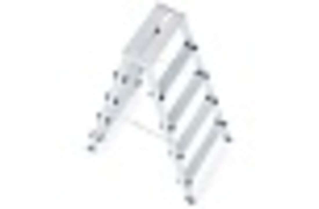 HIGHER tweedelige huisladder 2x5 treden - max. 125 kg