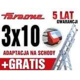 Faraone Aluminium Ladder 3x10 8m - Adaptatie op trappen