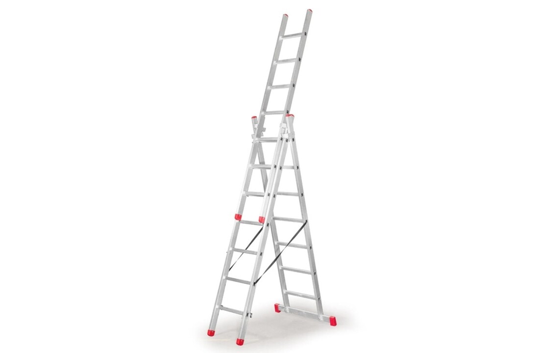 Faraone AK 280.3 Aluminium Ladder 3x9 - 6,75 m